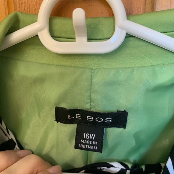 Le Bos Green patterned dress - Picture 7 of 7